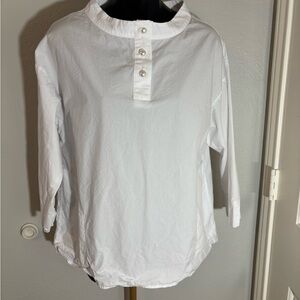 Terra White Button-Up Shirt